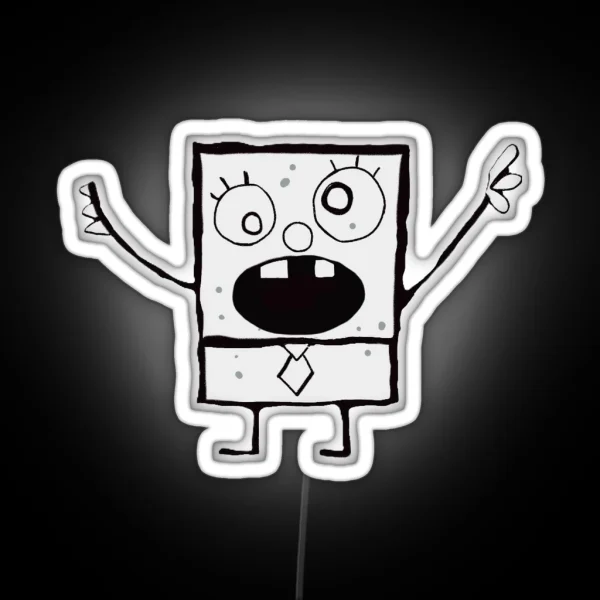 Doodlebob RGB Neon Sign