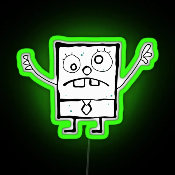 Doodlebob RGB Neon Sign