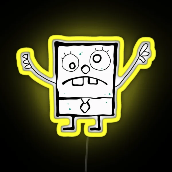 Doodlebob RGB Neon Sign