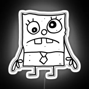 Doodlebob RGB Neon Sign