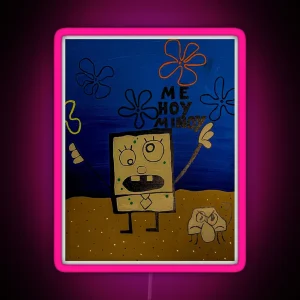 Doodlebob RGB Neon Sign