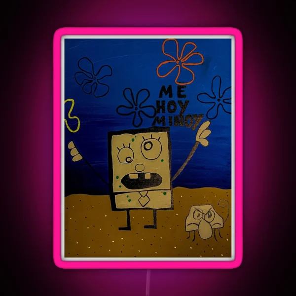 Doodlebob RGB Neon Sign