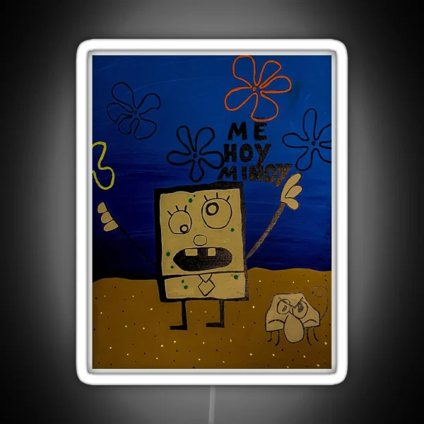 Doodlebob RGB Neon Sign