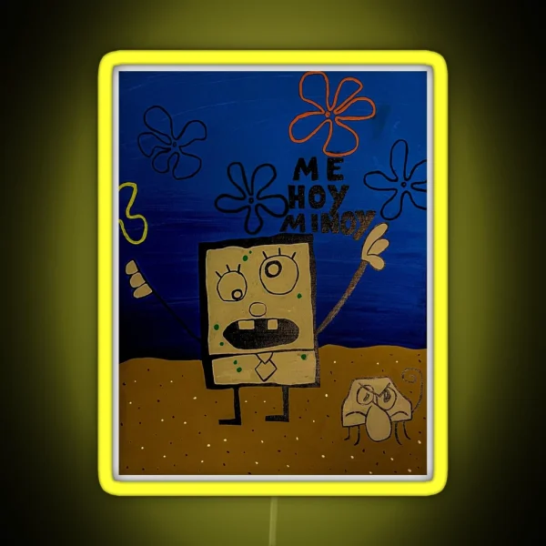 Doodlebob RGB Neon Sign