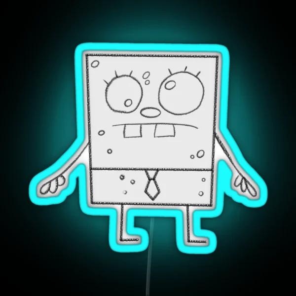 Doodlebob RGB Neon Sign