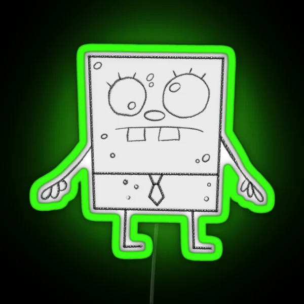 Doodlebob RGB Neon Sign