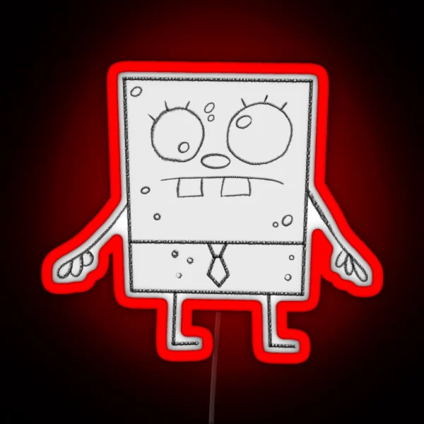 Doodlebob RGB Neon Sign