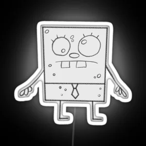 Doodlebob RGB Neon Sign