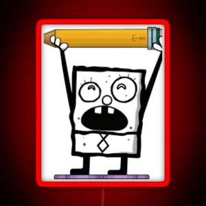 Doodlebob RGB Neon Sign