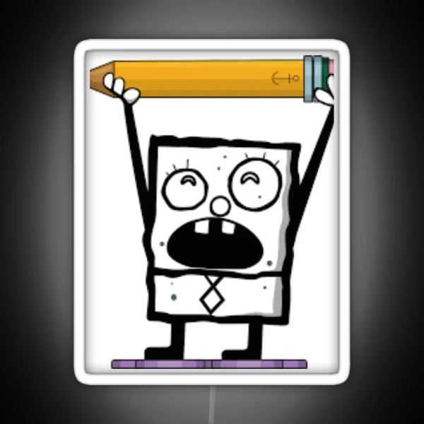 Doodlebob RGB Neon Sign