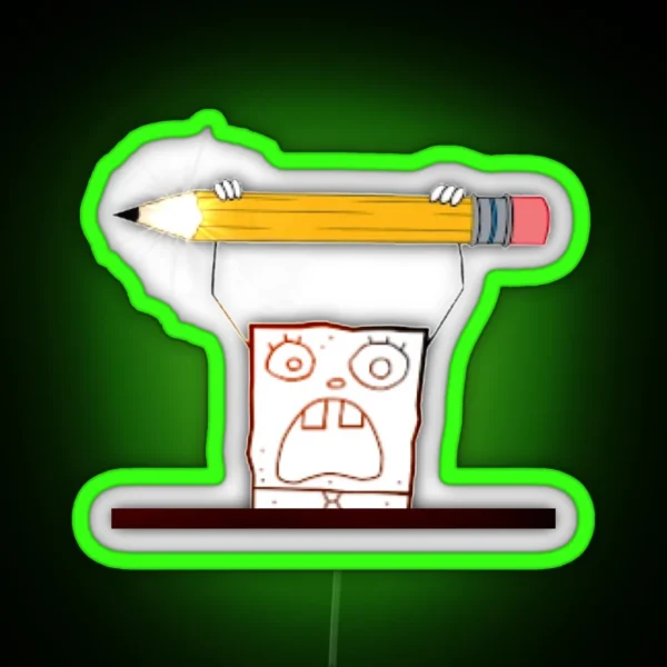 Doodlebob RGB Neon Sign