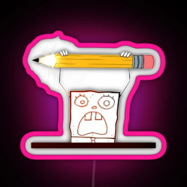 Doodlebob RGB Neon Sign