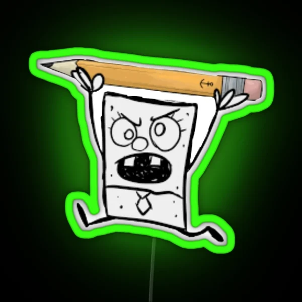 Doodlebob RGB Neon Sign