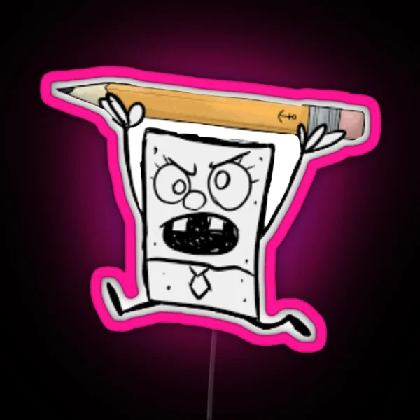 Doodlebob RGB Neon Sign