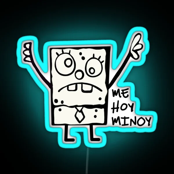 Doodlebob RGB Neon Sign