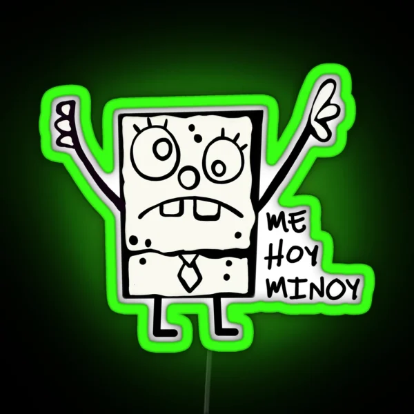 Doodlebob RGB Neon Sign