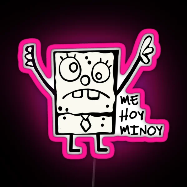 Doodlebob RGB Neon Sign