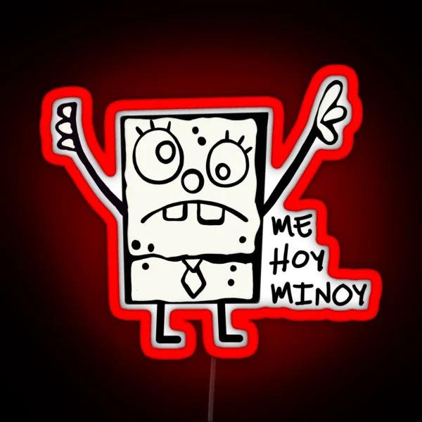 Doodlebob RGB Neon Sign