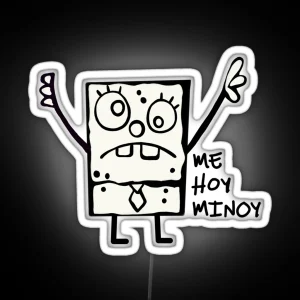 Doodlebob RGB Neon Sign