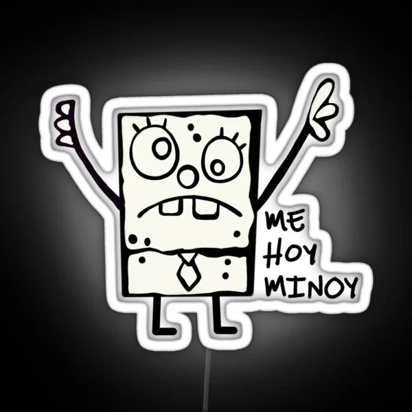 Doodlebob RGB Neon Sign