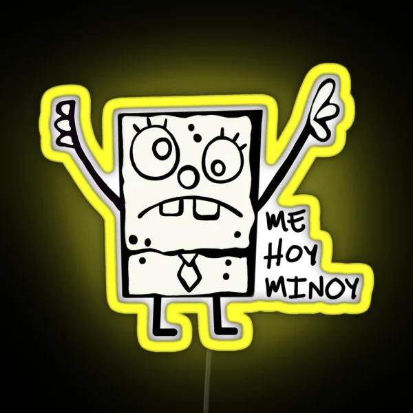 Doodlebob RGB Neon Sign
