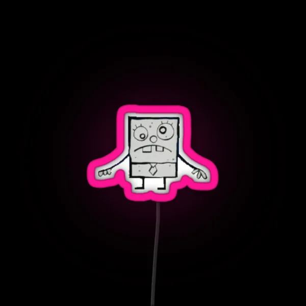 Doodlebob RGB Neon Sign