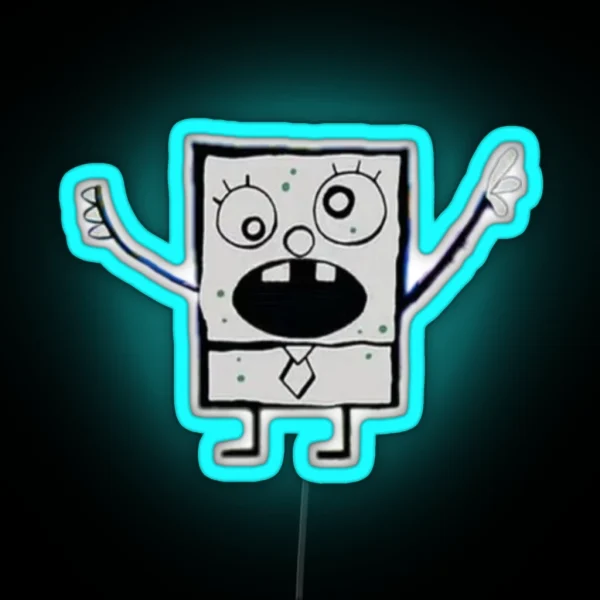 Doodlebob RGB Neon Sign
