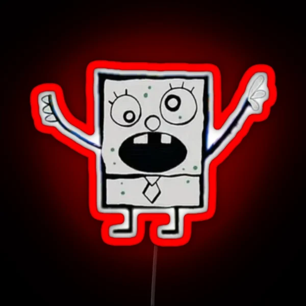 Doodlebob RGB Neon Sign