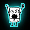 Doodlebob Spongebob Themed Heckinfarout RGB Neon Sign - Image 3