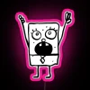 Doodlebob Spongebob Themed Heckinfarout RGB Neon Sign - Image 6