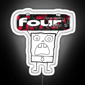 Doodlebob With A Fourloko RGB Neon Sign