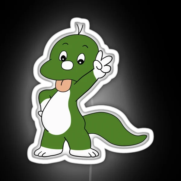 Dooly The Little Dinosaur RGB Neon Sign