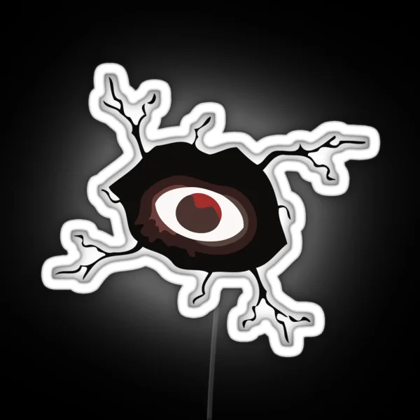 DOORS Seek Eye Hide And Seek Horror Eyes RGB Neon Sign