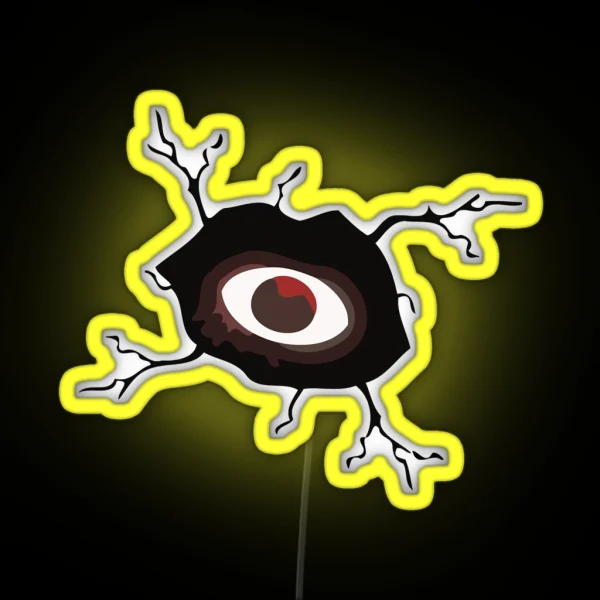 DOORS Seek Eye Hide And Seek Horror Eyes RGB Neon Sign