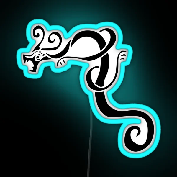 Doraken Tattoo RGB Neon Sign