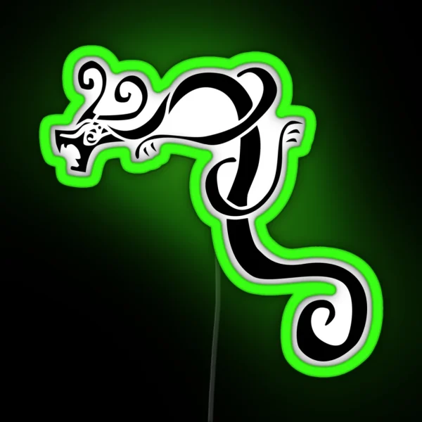 Doraken Tattoo RGB Neon Sign