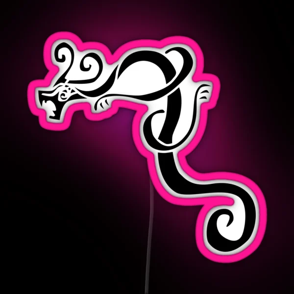 Doraken Tattoo RGB Neon Sign