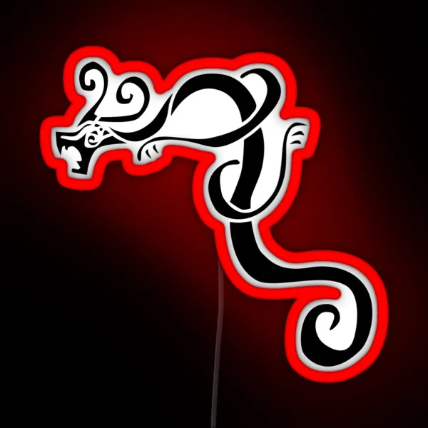 Doraken Tattoo RGB Neon Sign