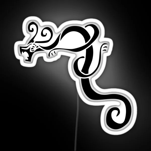 Doraken Tattoo RGB Neon Sign