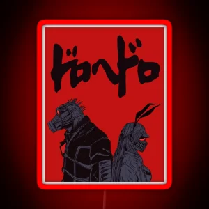 Dorohedoro Caiman And Nikaido RGB Neon Sign