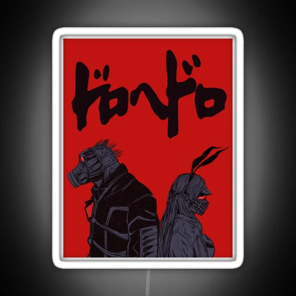 Dorohedoro Caiman And Nikaido RGB Neon Sign
