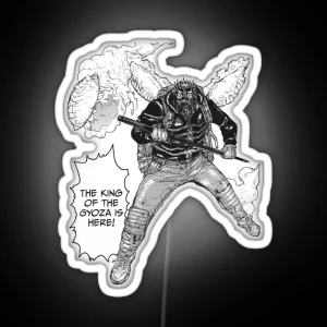 Dorohedoro Caiman The King Of Gyoza Is Here RGB Neon Sign