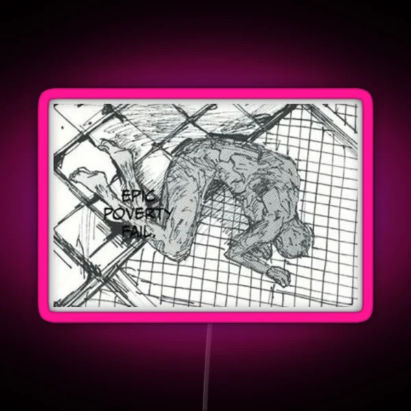 Dorohedoro Epic Poverty Fail RGB Neon Sign