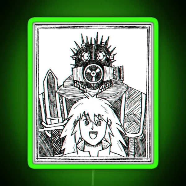 Dorohedoro Kaiman And Nikaido RGB Neon Sign