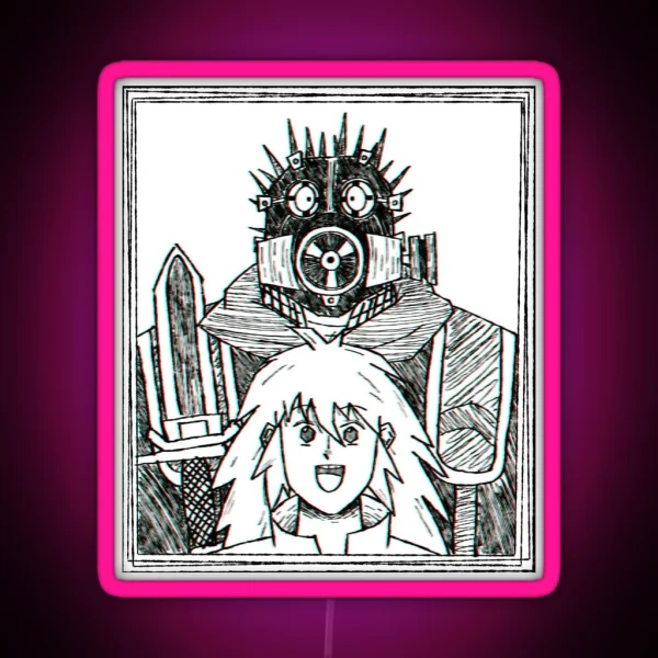 Dorohedoro Kaiman And Nikaido RGB Neon Sign