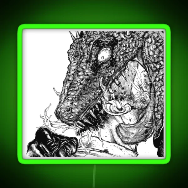 Dorohedoro Manga Anime Panel Design RGB Neon Sign