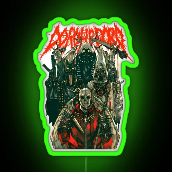 Dorohedoro Metal Rock Band RGB Neon Sign