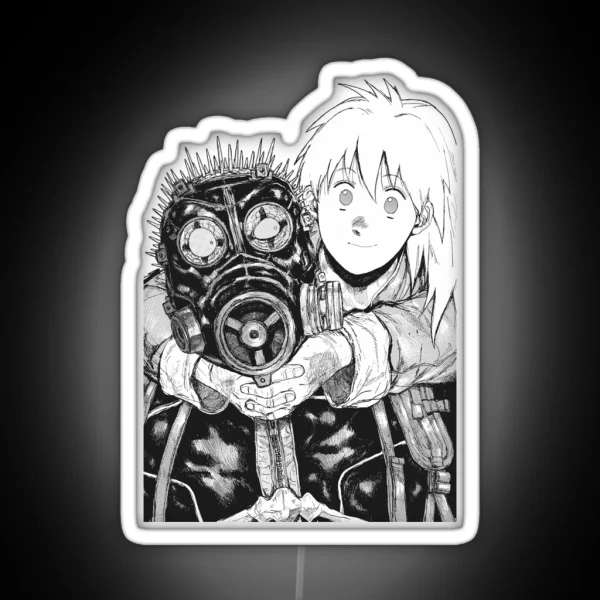 Dorohedoro Nikaido And Caiman Not So Tender Embrace RGB Neon Sign