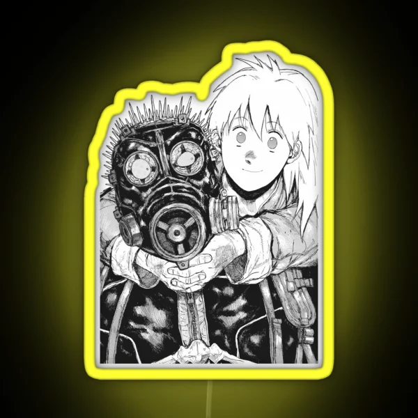 Dorohedoro Nikaido And Caiman Not So Tender Embrace RGB Neon Sign