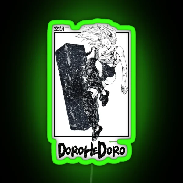 Dorohedoro Nikaido Design RGB Neon Sign